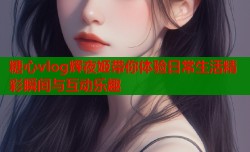 糖心vlog辉夜姬带你体验日常生活精彩瞬间与互动乐趣