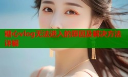 糖心vlog无法进入的原因及解决方法详解