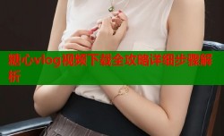 糖心vlog视频下载全攻略详细步骤解析