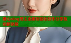 糖心vlog博主全解析轻松创作分享互动新体验