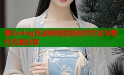 糖心vlog无法使用后的应对方法与替代方案分享