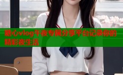 糖心vlog午夜专属分享平台记录你的精彩夜生活