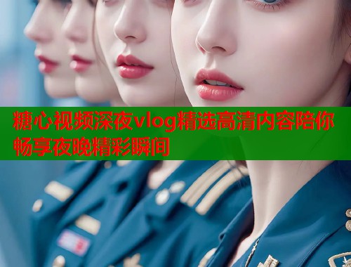 糖心视频深夜vlog精选高清内容陪你畅享夜晚精彩瞬间  第1张