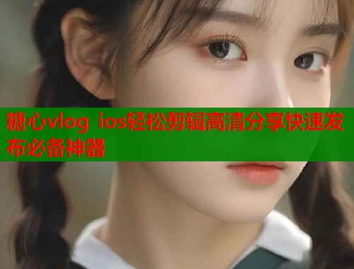 糖心vlog ios轻松剪辑高清分享快速发布必备神器  第1张