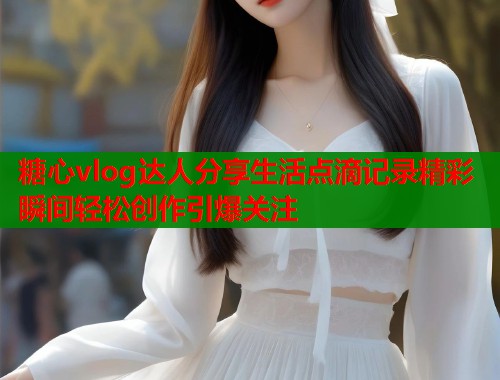 糖心vlog达人分享生活点滴记录精彩瞬间轻松创作引爆关注  第1张