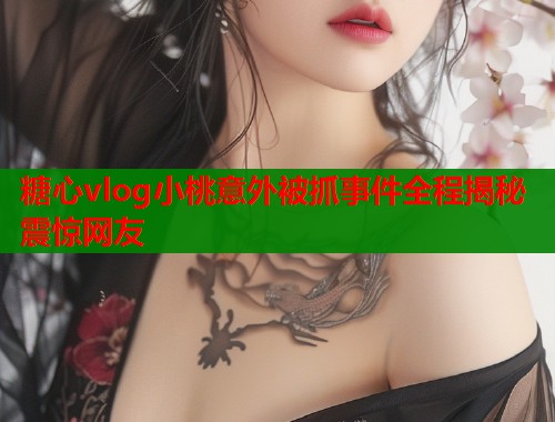 糖心vlog小桃意外被抓事件全程揭秘震惊网友  第1张