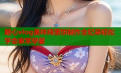 糖心vlog美味鸡蛋饼制作全纪录轻松学会家常早餐